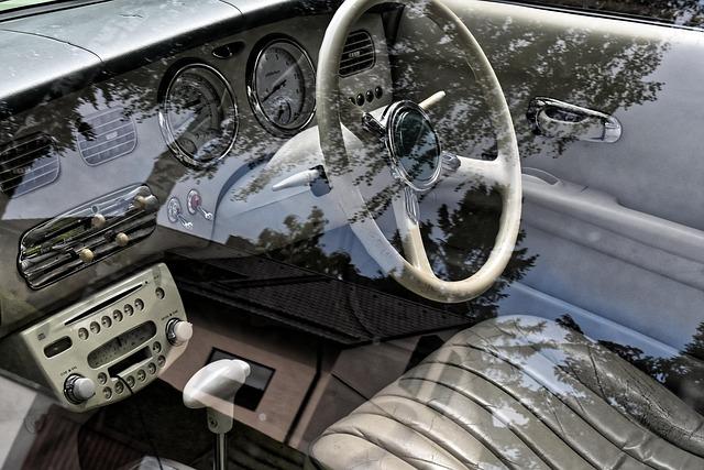 nissan figaro, car interior, vehicle